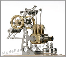 Motore Stirling HB14 - 2 Cilindri  - Clicca l'immagine per chiudere
