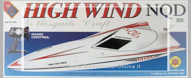 Motoscafo High-Wind 73cm  - Clicca l'immagine per chiudere