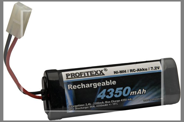Pacco Batterie Ni-Mh 4350mAh 7,2 Volt  - Clicca l'immagine per chiudere