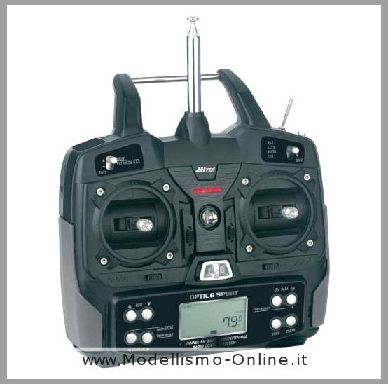 OPTIC SPORT 35mhz MODE1 6CH  - Clicca l'immagine per chiudere