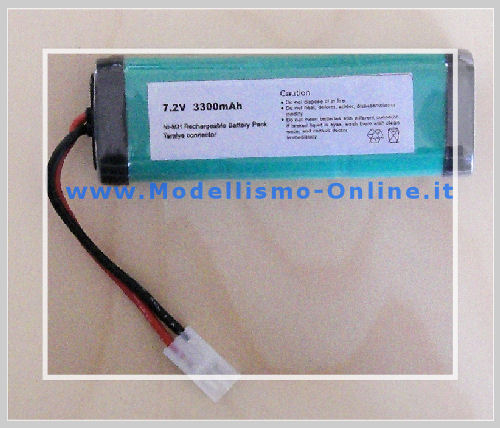 3X Pacco Batterie Ni-Mh 3300mAh 7,2 Volt  - Clicca l'immagine per chiudere