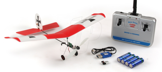 e-RC NANO STIK ROSSO MODE2 2.4GHz RTF  - Clicca l'immagine per chiudere
