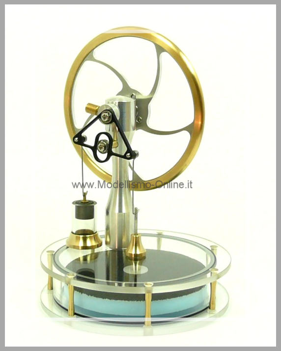 Motore stirling LTD Solare Ross Yoke  - Clicca l'immagine per chiudere