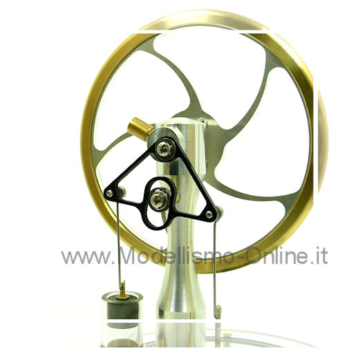 Motore stirling LTD Solare Ross Yoke  - Clicca l'immagine per chiudere