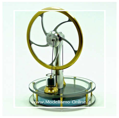 Motore stirling LTD Solare  - Clicca l'immagine per chiudere